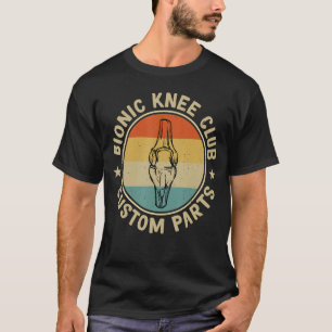 Camiseta Bionic Knee Club Personalizado Peças Ossos do Joel