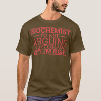 Camiseta Bioquímica Argumentando Bioquímica
