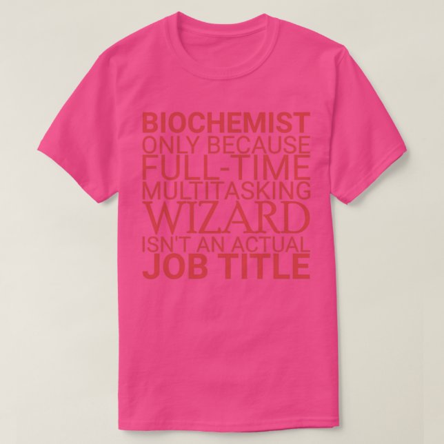 Camiseta Bioquímica Assistente Bioquímica Bioquímica 1 (Frente do Design)