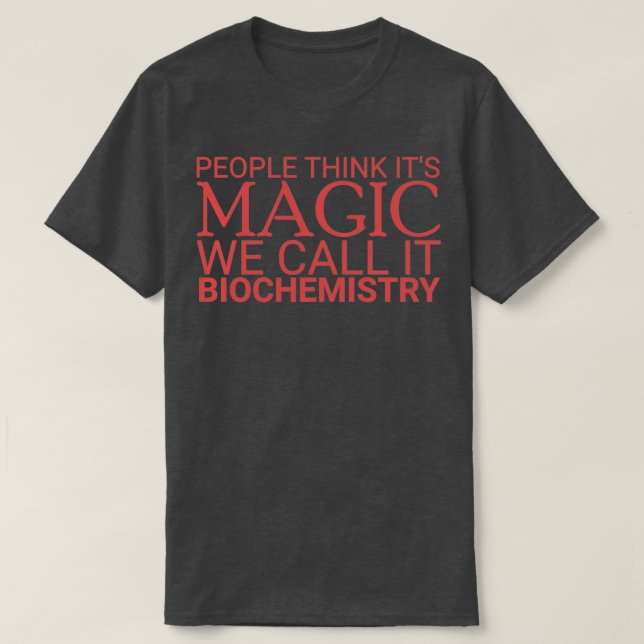 Camiseta Bioquímica - Bioquímica - Bioquímica Mágica 2 (Frente do Design)