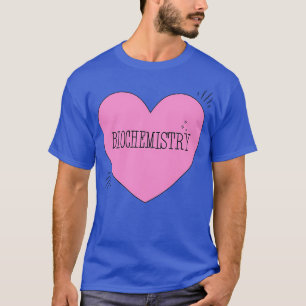 Camiseta Bioquímica Coração Rosa