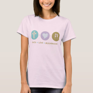 Camiseta Bioquímica do amor da fé