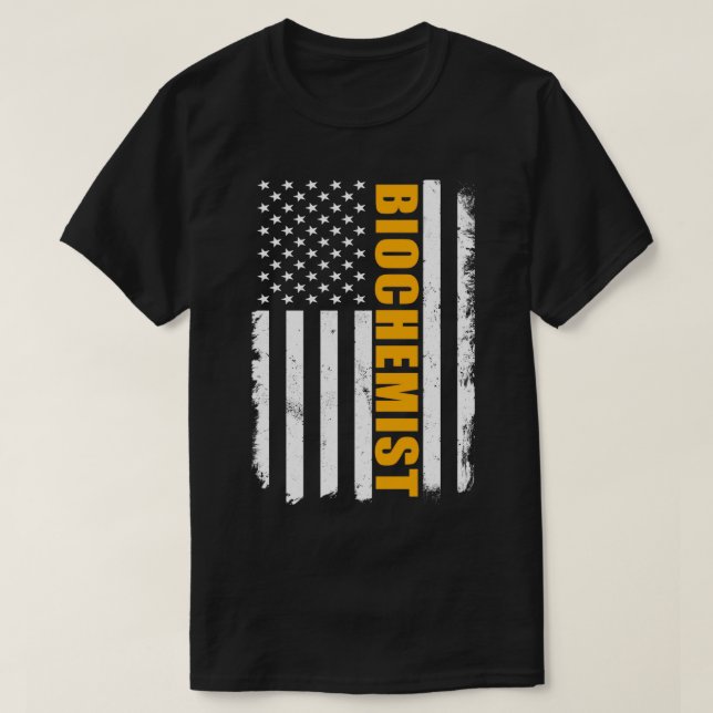 Camiseta Bioquímico Americano (Frente do Design)