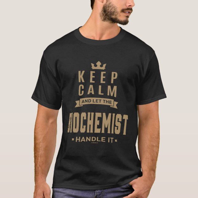 Camiseta Bioquímico - Engraçado Trabalho e Hobby (Frente)