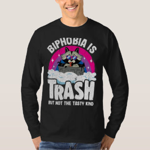 Camiseta Biphobia É Bandeira Do Orgulho Bissexual De Trash 