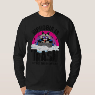 Camiseta Biphobia É Bandeira Do Orgulho Bissexual De Trash
