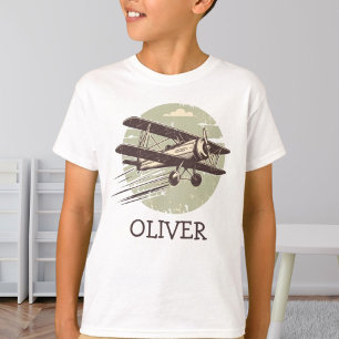 Camiseta Biplano Vintage Personalizado