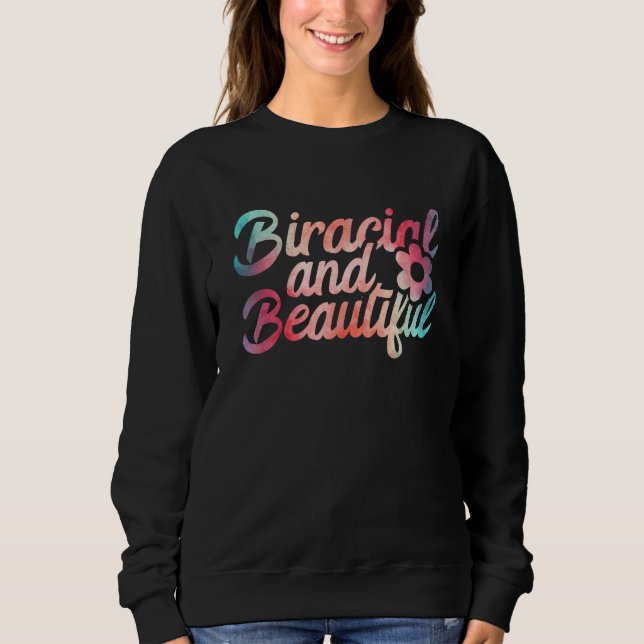 Camiseta Biracial And Beautiful Feminist Multircial 1 (Frente)