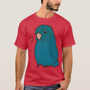Camiseta Birb Coração Azul