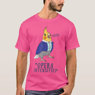 Camiseta Birb Memes Papagaio Gritando Pássaro Cantando Óper