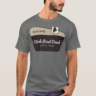 Camiseta Birch Point Beach State Park Maine - Sinal de Boas