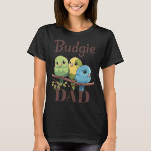 Camiseta Bird 20 do periquito bugerigar Pai do orçamento