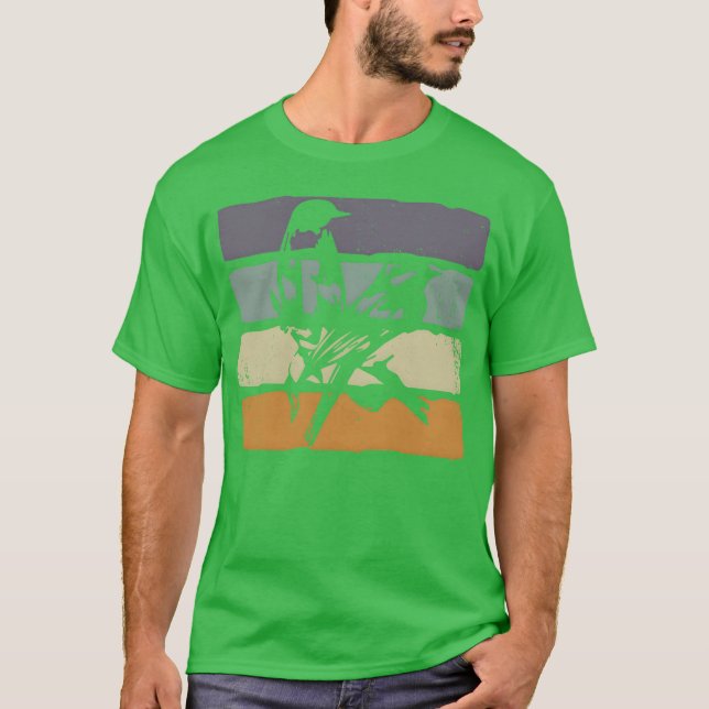 Camiseta Bird Art Flock Budget Birdwatcher Parrot Sparrow f (Frente)