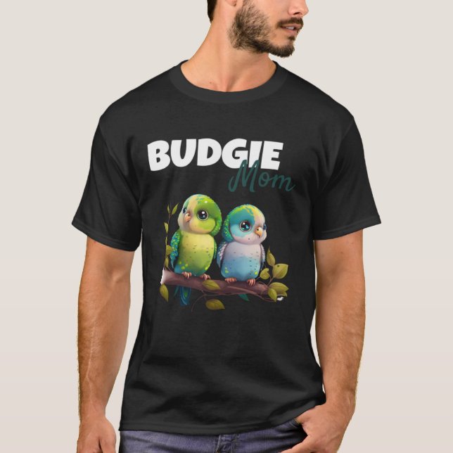 Camiseta Bird Bugerigar Parakeet 61 (Frente)