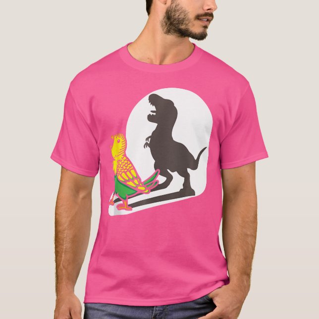 Camiseta Bird Dinosaur Zookeeper Paleontologista Budget Par (Frente)