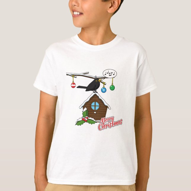 Camiseta Bird House Feliz Natal (Frente)
