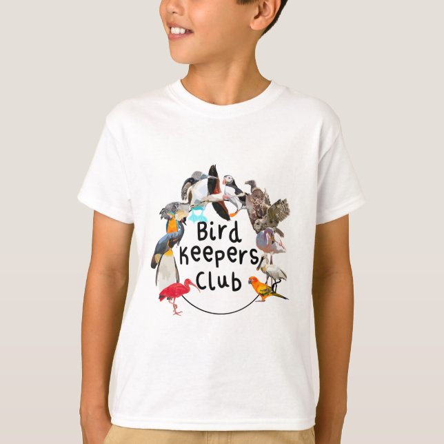 Camiseta Bird Keepers Club (Frente)