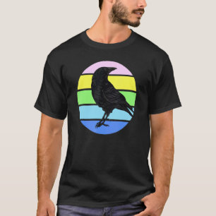 Camiseta Bird Raven Silhouette Bird