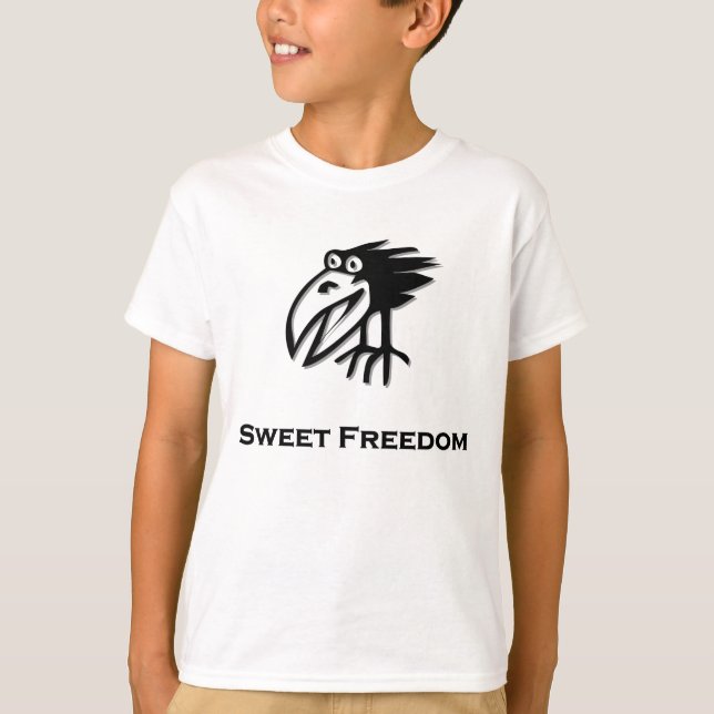 Camiseta Bird Sweet Freedom (Frente)