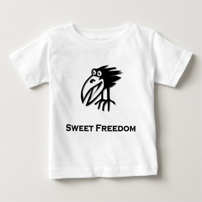 Camiseta Bird Sweet Freedom (Frente)