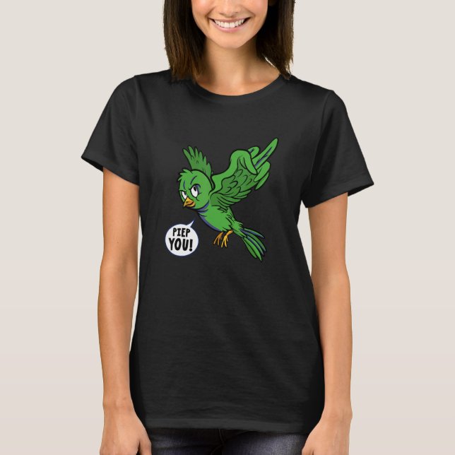 Camiseta Bird Sweet Geh Weg Verpiss Dich Hau Ab 1 (Frente)