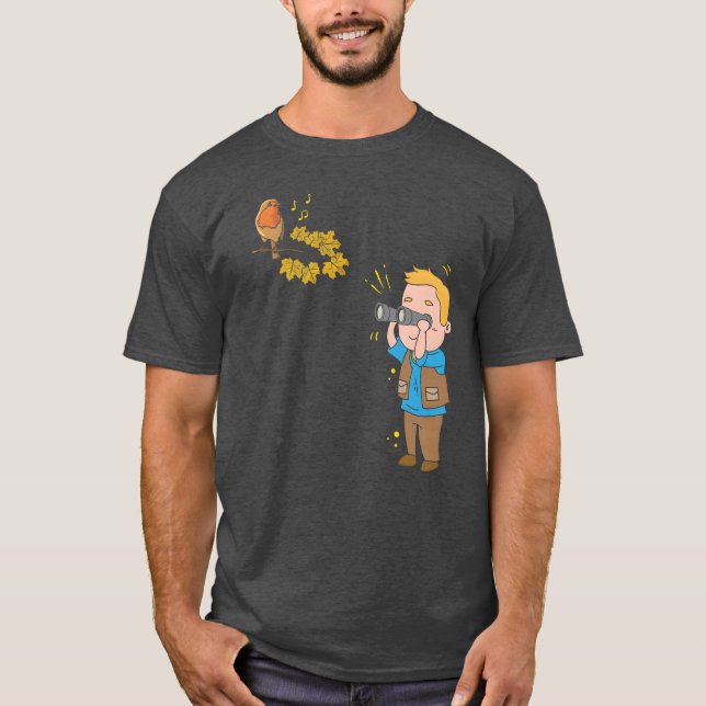 Camiseta Bird Watando Ornithologistwitcher Presente de pres (Frente)