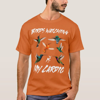 Camiseta Bird Watting é o meu CardioEngraçado Presente na N