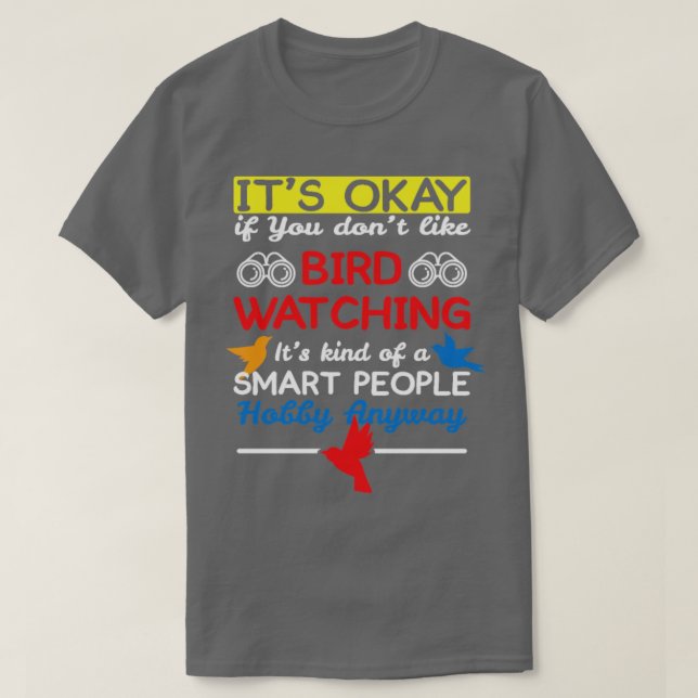 Camiseta Bird Watting Hobby (Frente do Design)