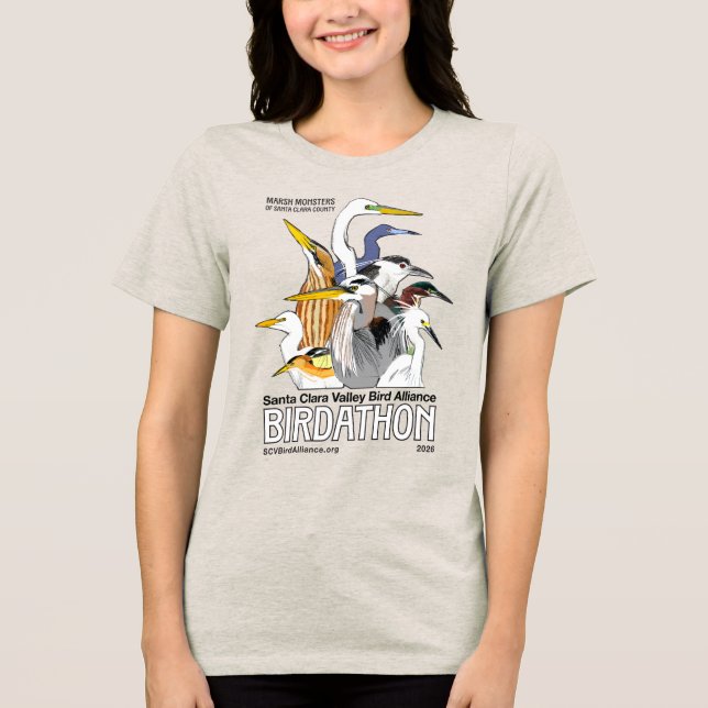 Camiseta Birdathon 2026 Mulheres (Frente)