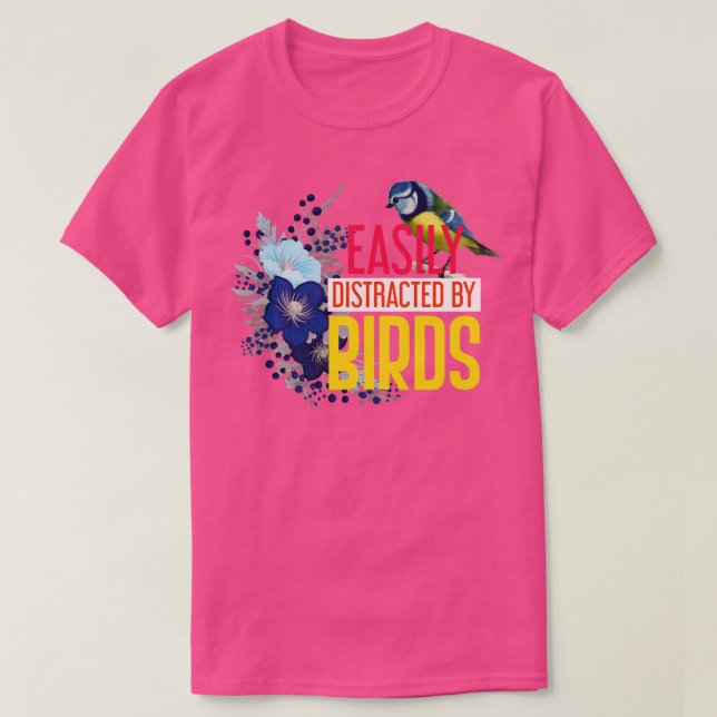 Camiseta Birder Gift Bird Assistindo (Frente do Design)