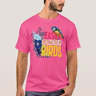 Camiseta Birder Gift Bird Assistindo
