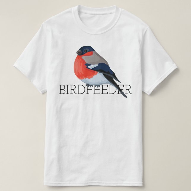 Camiseta Birdfeeder Bullfinch (Frente do Design)
