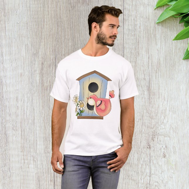 Camiseta Birdhouse e Bird (Criador carregado)