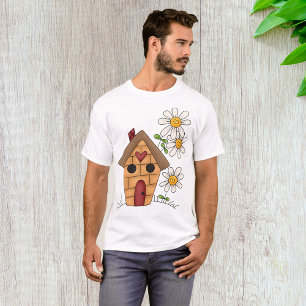 Camiseta Birdhouse E Flores