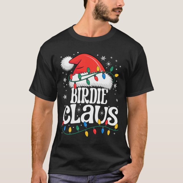 Camiseta Birdie Claus Funny Xmas Christmas Grandma Holiday  (Frente)