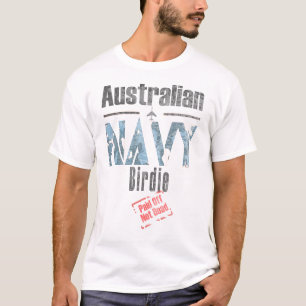 Camiseta Birdie Marinho Australiano, Pago, Não Morto