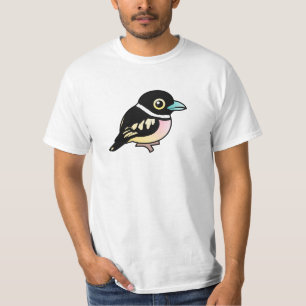 Camiseta Birdorable Broadbill Preto-e-amarelo
