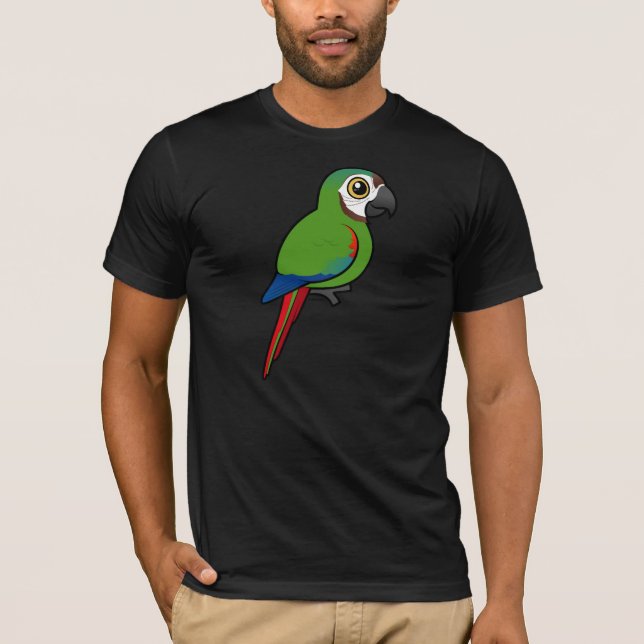 Camiseta Birdorable Castanha-fronteou o Macaw (Frente)