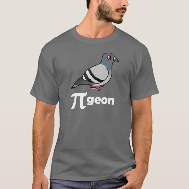 Camiseta Birdorable PI-geon / Pigeon Pi (Frente)