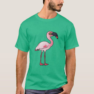 Camiseta Birdorable pouco flamingo