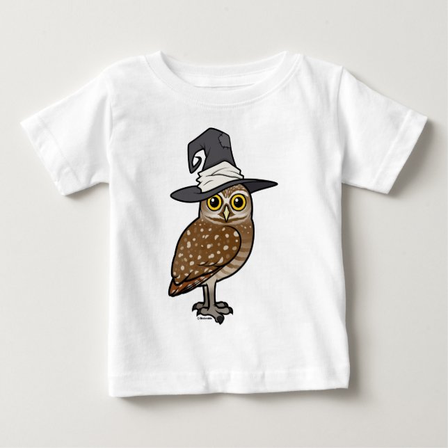 Camiseta Birdorable que Burrowing a bruxa da coruja (Frente)