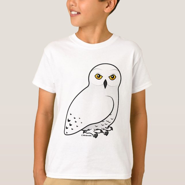 Camiseta Birdorable Snowy Owl (Frente)