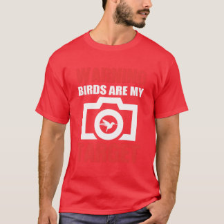 Camiseta Birds mira Wildlife Fotógrafo Gift Família