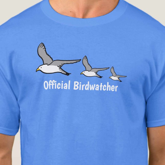Camiseta Birdwatcher oficial. Ornitólogo (Criador carregado)