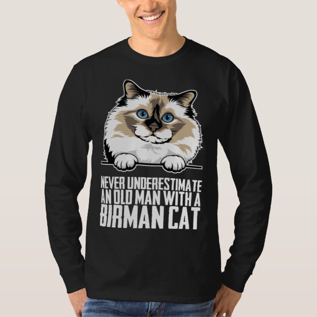 Camiseta Birman cat  Birman kitten  Birman mom  1 (Frente)