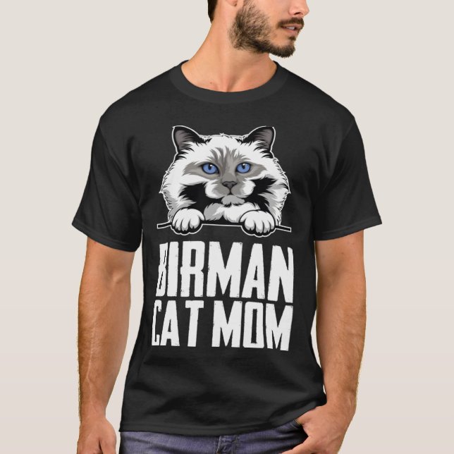 Camiseta Birman mom  Birman kitten  Birmans  4 (Frente)