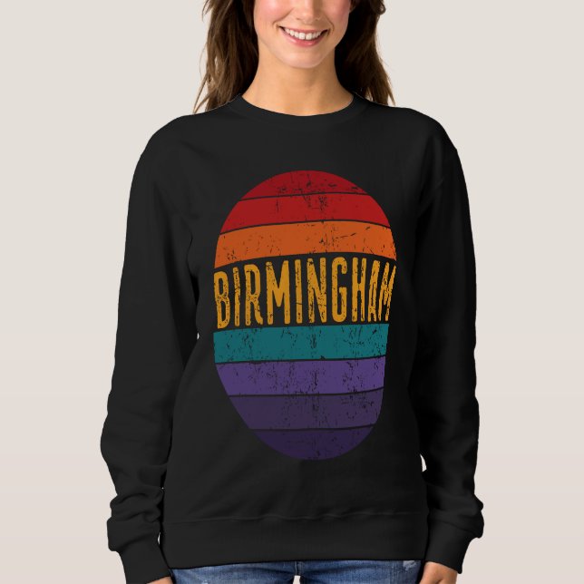Camiseta Birmingham Alabama Pacific Coast Sunset 5 Distres (Frente)