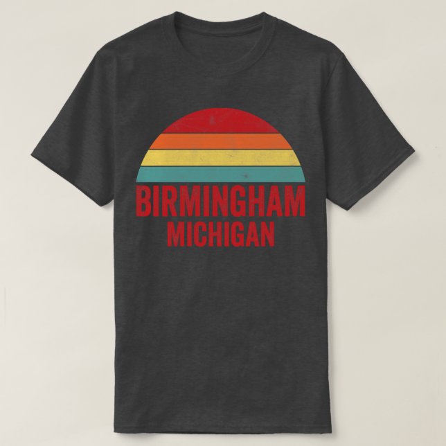 Camiseta Birmingham Michigan (Frente do Design)