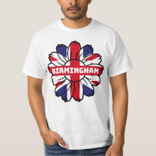 Camiseta Birmingham Union Jack Sunflower British Pride