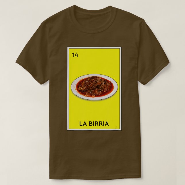 Camiseta Birria Tacos Mexicanos Carne de Bovino Esgueada Ch (Frente do Design)